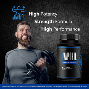 Vapofil Capsules - Official Vapofil Pills Advanced Premium Supplement Support - Maximum Strength, All Natural Vapofil Vitamin for Overall Health & Wellness Reviews, 180 Capsules for 3 Months