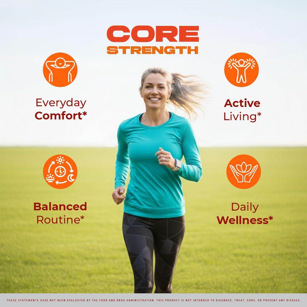 Core Strength - Core Strength Supplement for Joint Support Capsules Advanced Formula, Daily Corestrength Pills Daily Premium Natural for Overall Health & Wellness, 60 Capsules for 1 Month