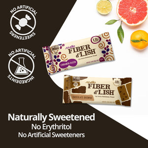 Nugo Fiber D'Lish Cinnamon Raisin, 12G High Fiber, Vegan, 150 Calories, 16 Count