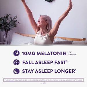 Zzzquil Pure Zzzs Advanced Melatonin Gummies, Melatonin 10Mg, Sleep Aid, with Chamomile & Lavender, Melatonin Sleep Gummies, Sleep Aids for Adults, Berry Flavored, 100 Sleep Gummies