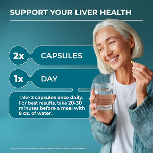 PUREHEALTH RESEARCH Liver Health – Liver Cleanse Detox & Repair Support Supplement- with Milk Thistle, Turmeric Powder, Dandelion, Artichoke, Beet Root, Ginger, L Cysteine HCL & More - 60 Capsules