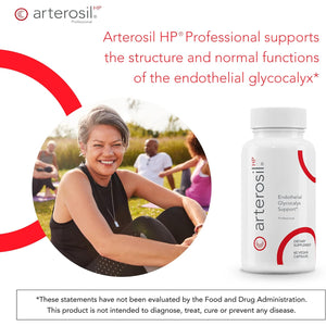 Calroy Health Sciences Arterosil HP Professional - Endothelial Glycocalyx Support - Heart Health Support - Artery Health Support - Circulation Support – Monitumrs® Rhamnan Sulfate - Monostroma Nitidum