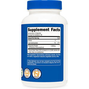 Nutricost Schisandra Supplement 1,200Mg per Serving, 120 Capsules for 60 Servings per Bottle - Berry Fruit Extract, Vegan, Gmo-Free, Gluten-Free