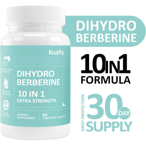 Dihydroberberine Supplement Hcl 750Mg – Enhanced Absorption Complex with Ceylon Cinnamon, Bitter Melon, R‑ALA, Milk Thistle – Supports Healthy Glucose Metabolism, Heart & Immune Health – 60 Capsules