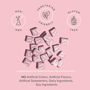 Chewsy - Beautiful Hair - Support for Stronger, Healthy Hair - with Biotin, Horsetail Extract, Goji Berry & Vitamins - Sweet Raspberry, 30-Day Supply