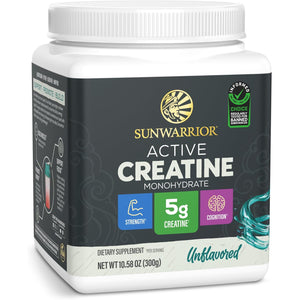 Creatine Monohydrate Powder Micronized Preworkout Recovery Supplement | Support Muscle Building Strength Training Cognition | Vegan & Keto Friendly Easily Mixes (60 Serving) Unflavored Active Creatine
