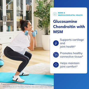 Pure Encapsulations Glucosamine Chondroitin with MSM - Supports Joint Health & Normal Cartilage Formation* - Maintains Enzyme Activity - Gluten-Free & Non-Gmo - 120 Capsules