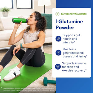 Pure Encapsulations L-Glutamine Powder - Supplement for Immune and Digestive Support, Gut Health and Lining, Metabolism, and Muscle Support* - with Pure Free-Form L-Glutamine - 8 Ounces