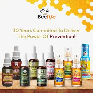 Beelife Propoflex Organic Green Propolis Extract - High Artepillin-C Levels, Antioxidant-Rich Supplement for Overall Wellness - Natural & Kosher-Friendly - Made in Brazil, 1 Fl. Oz.