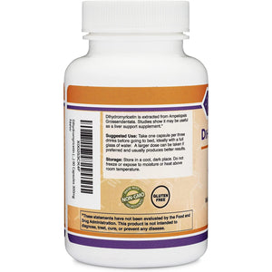 Dihydromyricetin (DHM) (Hovenia Dulcis Extract) Supplement for Liver Support (Naturally Obtained from the Oriental Raisin Tree) 90 Capsules 300Mg Analysis
