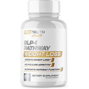 GLP-1 Biotruth Health | Assists Metabolic Pathways Linked to GLP-1 Signaling - Promotes Weight Loss for Women & Men, Helps Appetite Control & Promotes Energy - 3Rd Party Tested Supplement - 60 Pills