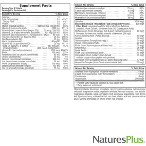 Naturesplus Source of Life - 360 Mini-Tabs - Multivitamin & Mineral Supplement - Supports Natural Energy & Overall Well-Being - Gluten Free, Vegetarian - 60 Servings