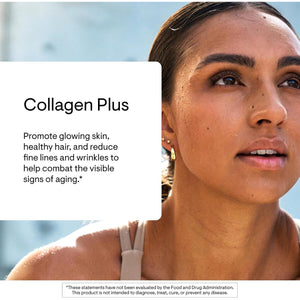 THORNE - Collagen plus - Collagen Peptides Powder with Nicotinamide Riboside & Clinically Studied Ingredients for Skin Texture & Moisture - Healthy Skin, Hair & Nails* - 17.5 Oz - 30 Servings