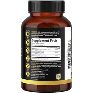 Turkesterone & Ecdysterone – Natural Testosterone Support, 2-In-1 High Potency Turkesterone Supplement for Men & Women with 95% Beta Ecdysterone - Made in USA & 3Rd Party Tested - 180 Capsules