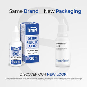 Supersmart - Orthosilicic Acid (Advanced Formula) - Silicon Supplement - Complex with Minerals, Vitamins & Boron | Non-Gmo & Gluten Free - 30 Ml
