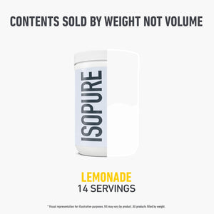 Isopure 20G Grass-Fed Collagen Peptides with Biotin + Vitamin C – Supports Skin, Hair, Nails & Joint Health – Lemonade, Keto Friendly Collagen Powder, 14 Servings