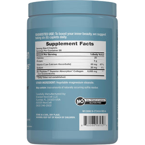 Neocell Collagen Peptides Pills | 400 Caplets | Grass Fed | with Vitamin C | Superior Absorption Formula | for Women and Men