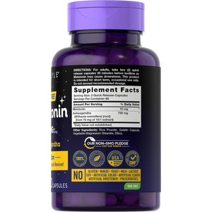 Carlyle Melatonin 10Mg | 120 Capsules | with Ashwagandha | Triple Strength Formula | Non-Gmo, Gluten Free Supplement