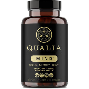 Qualia Mind | the Ultimate Blend for Brain Health* | Doctor-Formulated Nootropic to Fuel Focus & Concentration* | Supports Long Term Brain Health| Maintain Drive & Productivity