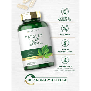 Carlyle Parsley Leaf Capsules | 300 Count | Non-Gmo, Gluten Free Supplement