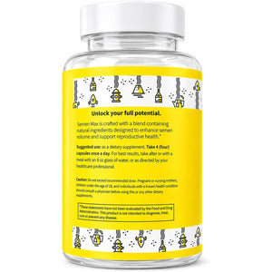Semen Max - Natural Male Enhancement Supplement for Volume Support and Reproductive Health