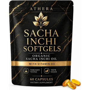 Athera Softgels | Organic Sacha Inchi Oil & Vitamin D3