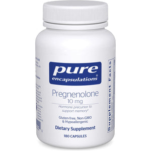 Pure Encapsulations Pregnenolone 10 Mg - Support Memory & Hormone Balance* - Hormone Precursor - Gluten Free & Non-Gmo - 180 Capsules