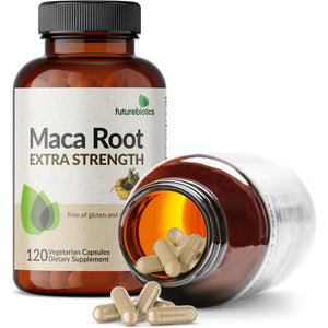 Futurebiotics Maca Root Extra Strength Supports Energy, Stamina & Reproductive Health, Non-Gmo, 120 Vegetarian Capsules
