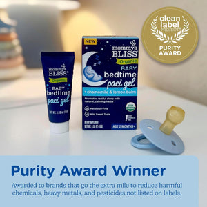 Mommy'S Bliss Organic Baby Bedtime Paci Gel, Promotes Restful Sleep*, Melatonin Free, Age 2 Months+, 0.53 Fl Oz