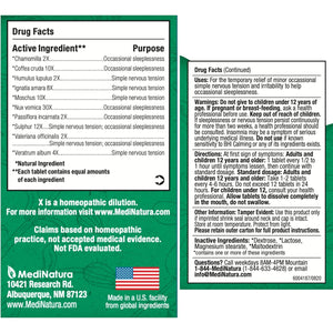 Medinatura BHI Calming Support Tablets – Natural, Plant-Based Support for Simple Nervous Tension, Irritability & Sleeplessness – Relaxation & Nighttime Support – 100 Count