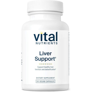 Vital Nutrients Liver Support Milk Thistle and Curcumin - Vegan Supplement - Herbal Combination to Support Healthy Liver Function* - Gluten, Dairy and Soy Free - 60 Capsules