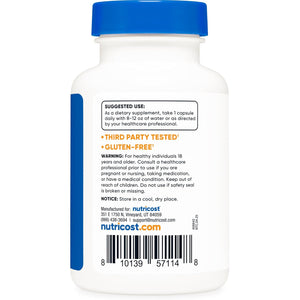 Nutricost Lactoferrin Capsules (60 Capsules, 300Mg) Third-Party Tested, Gluten-Free, Vegetarian, GMP Compliant, Non-Gmo Product - 60 Servings