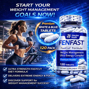 Diet Pills That Work for Weight Management & Appetite Suppressant Support + Powerful Energy - Best Thermogenic Diet Pills for Focus & Metabolism Support – 120 White Blue Tablets