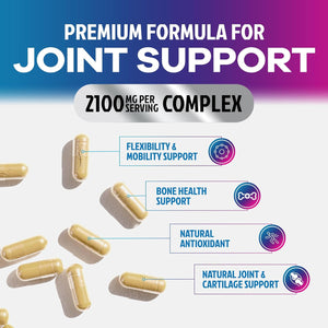 Glucosamine Chondroitin MSM Complex - 3X Strength Joint Support Supplement with Glucosamine Sulfate, Turmeric, Boswellia - for Cartilage, Mobility & Flexibility - Bottled in USA - 240 Capsules