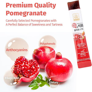 Korean Beauty Baekje Geumsan Women'S Pomegranate Collagen Jelly Stick 5.1Oz / 30 Count (5 Pack)