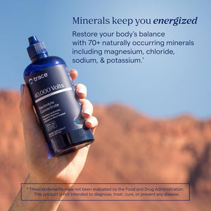 40,000 Volts 8 Fl Oz, Trace Minerals, Men, Women, Kids, Adults, Made in the USA, Gluten Free, Vegan, Celiac Friendly, Vegetarian, Non GMO, Organic, Dairy Free, Kosher, Halal, 100% Money Back Guarantee