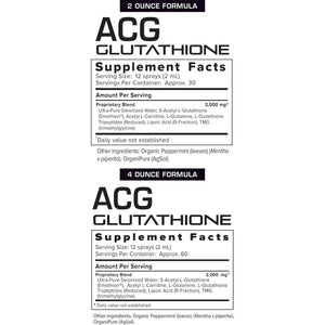 Results RNA - ACG Glutathione Extra Strength Immune Boost – Powerful Antioxidant & Immune Boost Formula in a Great Tasting Spray. Recommended by Doctors Worldwide ( 2 Oz )