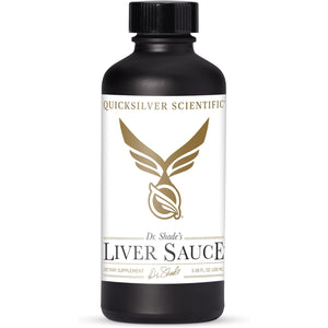 Quicksilver Scientific Liver Sauce - Liposomal Liver Detox with DIM, Quercetin, Lipoic Acid, Milk Thistle and Dandelion Root Supplement - Supports Bile & Toxin Momentum (100 Ml / 3.38 Oz)