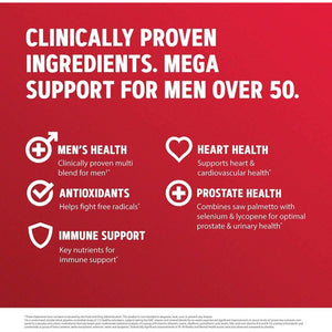 GNC Mega Men 50 plus One Daily, 60 Caps