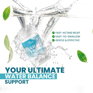 Diuretic Water Pills for Weight Control, 12 Active Ingredients (Green Tea, Cranberry & More), Instant Relief from Bloat & Swelling, Water Retention Pills for Women & Men - 60 Capsules