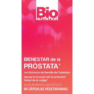 Bio Nutrition Prostate Wellness with Pumpkin Seed Extract 60 Capsules