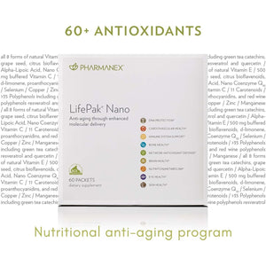 Nu Skin Pharmanex Lifepak Nano | Daily Supplement with Essential Nutrients | Boosts Overall Health, Immunity, and Vitality | Convenient & On-The-Go Nutrient Packets for Active Lifestyles | 60 Packets
