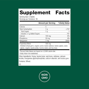 Standard Process Bio-Dent - Supports Bone & Muscle Health - Aids the Production of Cartilage & Collagen - Supports Energy Metabolism - Whole Food-Based Supplement - 180 Tablets