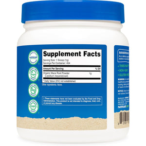 Nutricost Organic Maca Root Powder (1 LB)