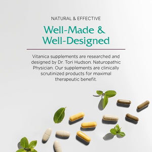 Vitanica Slow Flow, Menstrual Flow Support, Vegan, 60 Capsules