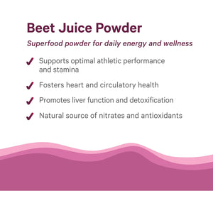 PURE SYNERGY Organic Beet Juice Powder | Pre-Workout Supplement | Organic Beet Root Juice Powder | for Healthy Circulation, Exercise, and Detoxification (6.4 Oz.)