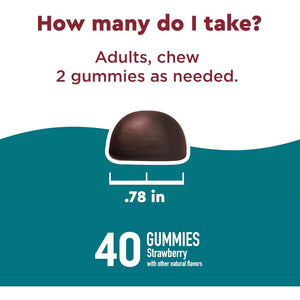 Nature Made Wellblends Stress Relief Gummies, L Theanine 200Mg to Help Reduce Stress, with GABA 100Mg, Same Day Stress Support, 40 Strawberry Flavor Gummies