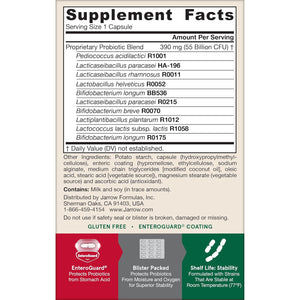Jarrow Formulas Jarro-Dophilus EPS Advanced, 55 Billion CFU Probiotics, Digestive Support for Adults, 30 Probiotic Supplement Veggie Capsules, up to 30 Day Supply