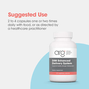 ARG DIM Enhanced Delivery System - Supports Estrogen Metabolism - Delivers 300 Mg Bioavailable Diindolylmethane Complex - Vegetarian & Soy-Free - 30 Servings - 120 Capsules
