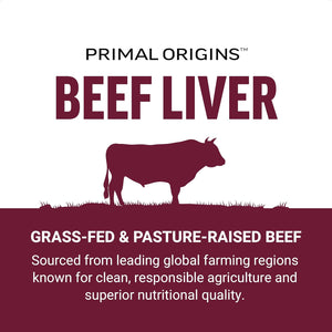 Force Factor Primal Origins Beef Liver Capsules, Grass Fed Beef Organ Supplement, Pasture-Raised, Hormone & Antibiotic Free, Non-Gmo, 150 Capsules